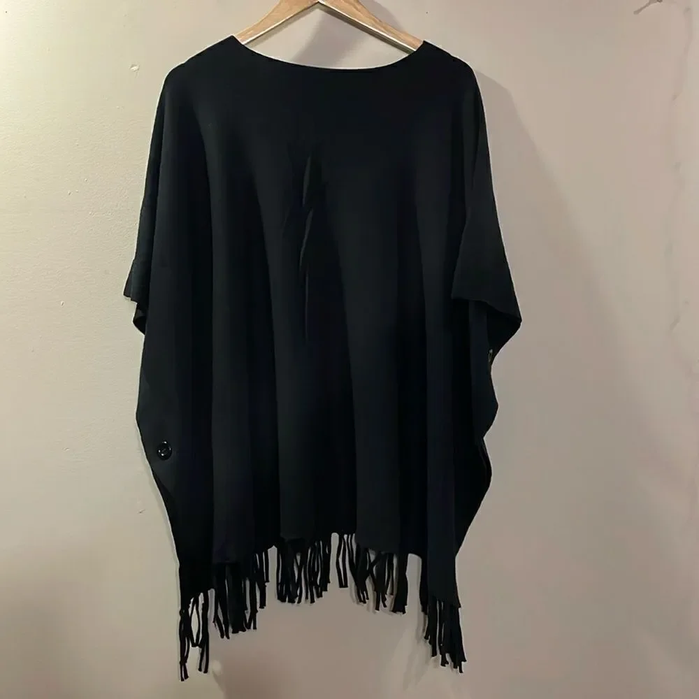 Fringed Pancho